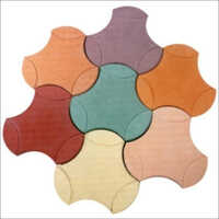 Cement Interlocking Tiles - Polished Finish, Interlocking Pattern | Premium Quality For Exterior Pavement And Flooring