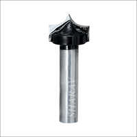 Ovolo Half Cnc Router Bit - Solid Carbide, 3mm/4mm/5mm/6mm/8mm Height, 12mm/19mm/25mm/32mm/38mm Shank Diameter | Corrosion Resistant, Polished Silver Finish, Ideal For Decorative Grooves And Edge Profiles