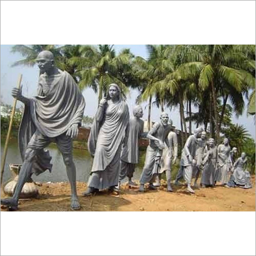 Dandi Yatra Fiber Statues