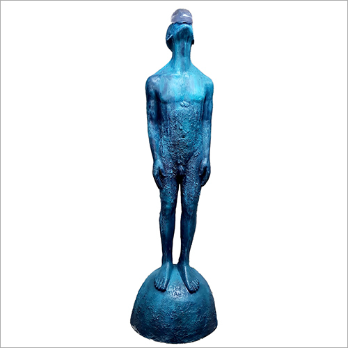 Standing Man Fiber Statue