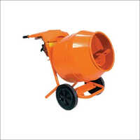 Mini Concrete Mixer - Steel, 220-440 Voltage, Orange Color | Manual Control, Warranty Included