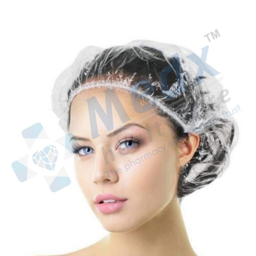 White Ldpe Shower Cap