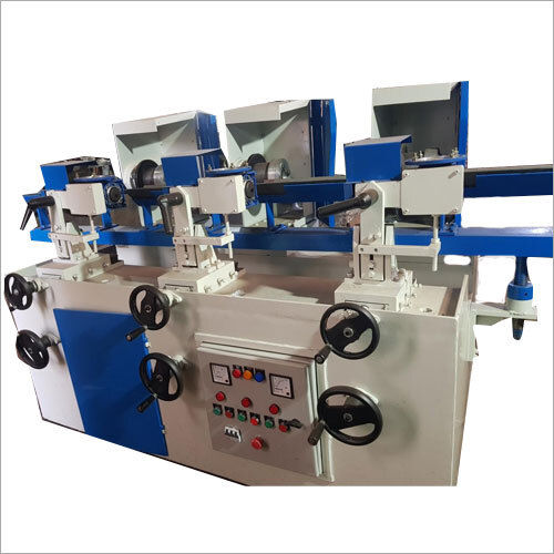 Semi-Automatic 03 Head Round Pipe Polishing Machine