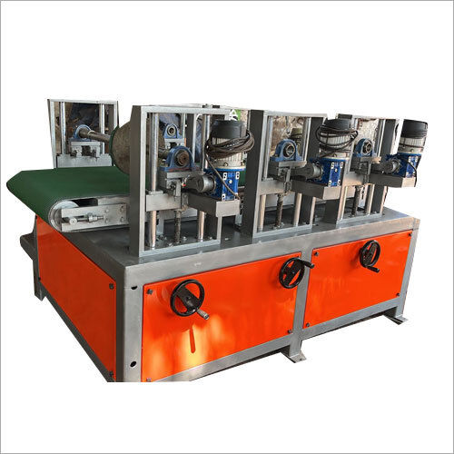 Semi-Automatic 03 Head Sheet Polishing Machine