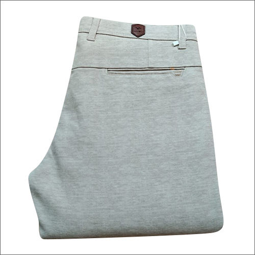 Washable Mens Grey Trouser