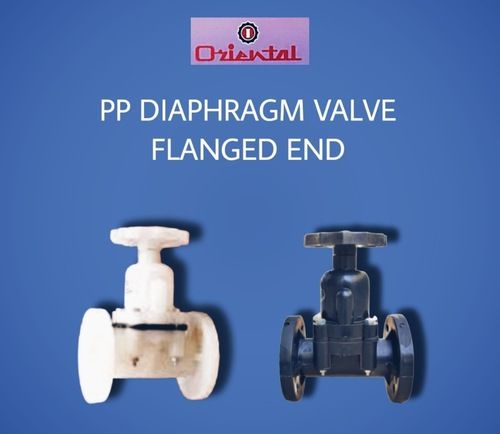 PP Diaphragm Valve Flanged End