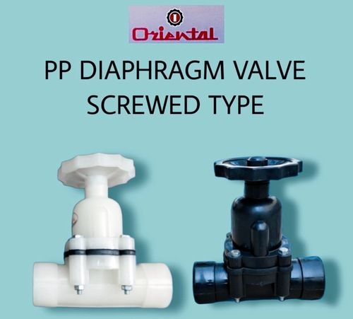 Plastic Screwed Type Pp Diaphragm Valve