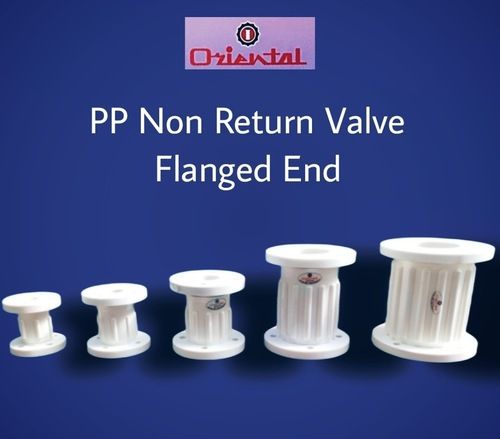 PP Non Return Valve Flanged End