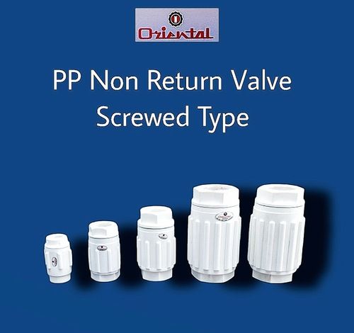 Screwed Type Non Return Valve Size: Different Sizes Available