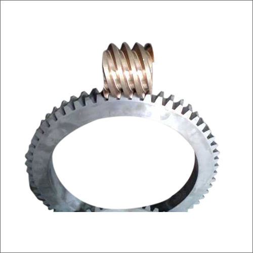 Silver-Golden Stainless Steel Worm And Worm Gear