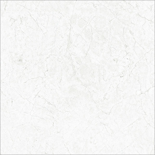 Glazed Vitrified Tiles - 600X600 MM Glossy Leuco White, Acid-Resistant, Impact & Stain Resistant, Durable for Interior/Exterior Use