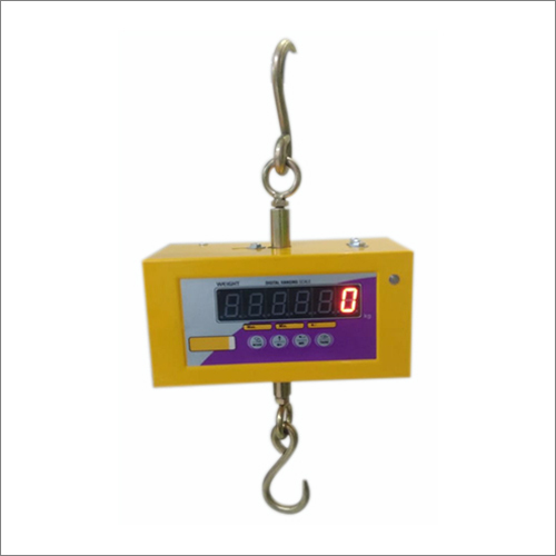 Digital Hanging Scale - 50 Kg To 300 Kg Capacity, Mild Steel Material, Digital Monitor Display, Electric Power Supply