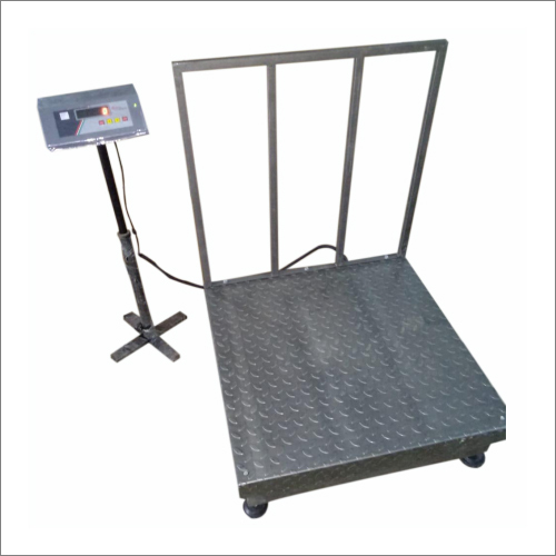 Industrial Platform Scale - Mild Steel, 600x600 mm to 750x750 mm Size, Automatic LED Display, TARE Weight Facility, RS232 Interface