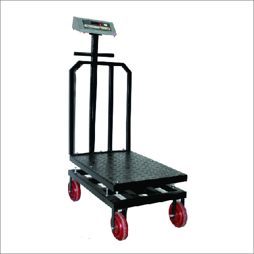 Platform Scale - 4 Wheel Mild Steel, 300 Kg / 500 Kg Capacity, Digital Monitor Display, 60 Hz Power Supply