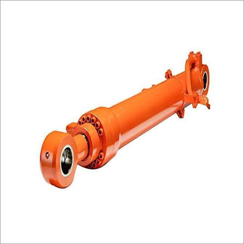 Orange Earthmoving Machine Hydraulic Cylinder