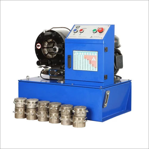 Blue Hydraulic Hose Crimping Machine