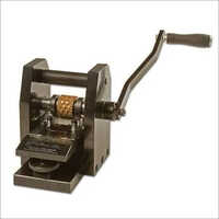 Black Manual Leather Embossing Machine
