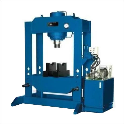 Blue 50 Ton Hydraulic Straightening Machine