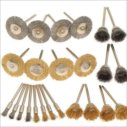 Different Color Available Brass Steel Wire Polishing Brush Wheels