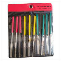 Tapered Flat Files - Steel Material, Various Sizes Available, Multicolor, Plastic Handle | Ideal For Commercial Usage