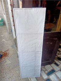 Rod Framed Fan Coil Unit Filter - Hdpe Pleated, Galvanized Steel, 610x610x50 Mm, White | Pre Filter For Power, Cement, Textile Industries