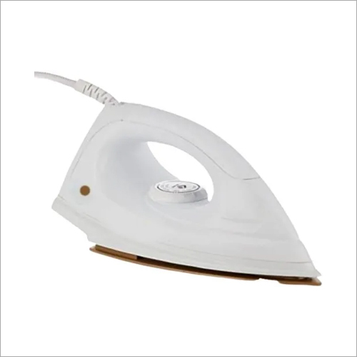 White Electric Steam Iron - Ceramic Soleplate Coating, 210V, 75W, 2m Cord Length, Vertical Ironing Technology, 360-Degree Swivel Mechanism