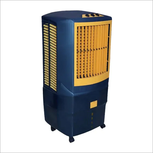 Yellow And Blue Plastic Air Cooler 75 Litres