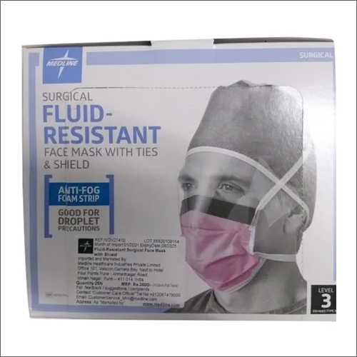 Fluid Resistant Face Mask