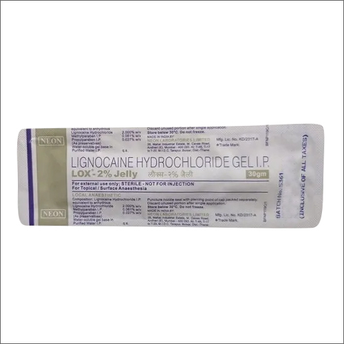 30g Lignocaine Hydrochloride Gel Ip