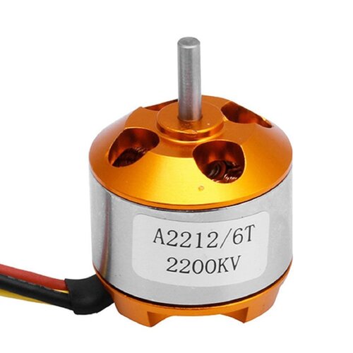 2200KV Brushless Motor - Accessories for RC Airplane Quadcopter with Bullet Connector By ROBOTICS EMBEDDED EDUCATION SERVICES PRIVATE LIMITED