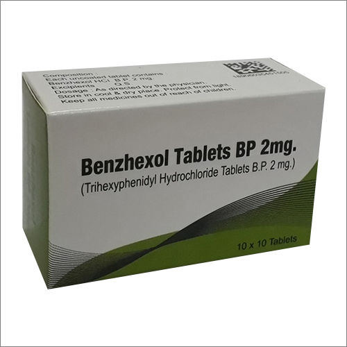 2mg Trihexphenidyl hydrochloride Tablets BP