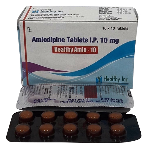 10mg Amlodipine Tablets IP