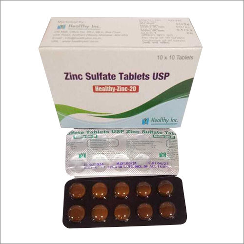 Zinc Sulfate Tablet Usp General Medicines