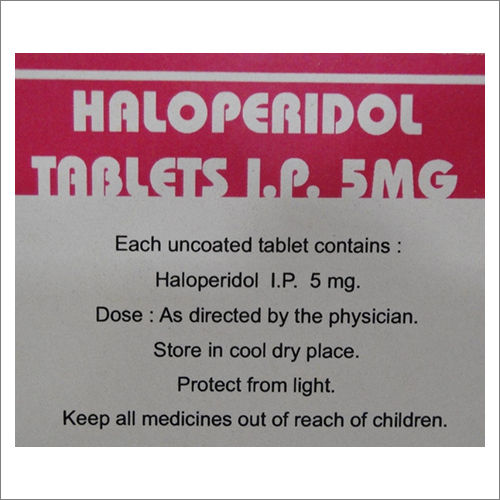 5Mg Haloperidol Tablets Ip General Medicines