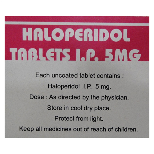 5mg Haloperidol Tablets IP