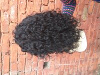 Raw Curly  Full Lace Transparent curly human hair Wig