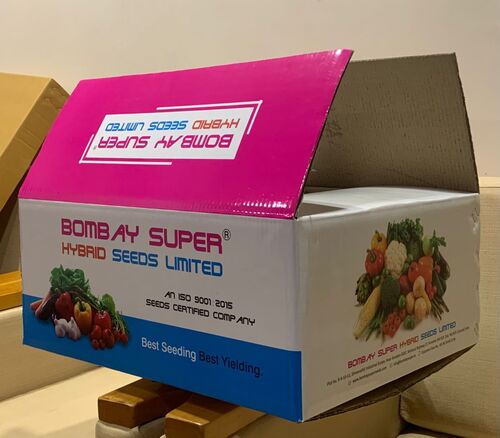 Corrugated 4 Color Box - Customizable Size Pink Color Durable Eco-Friendly Corrugated Board | Effective Protection for Product Packaging and Shipping