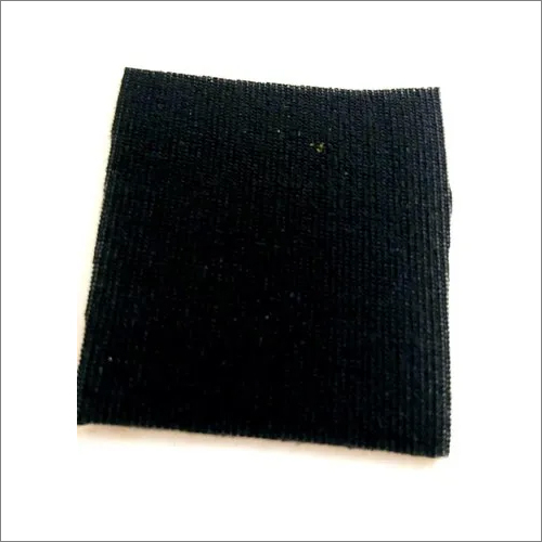 Black Polyester Laminated Fabric - Polyester Material, Plain Texture | Washable and Suitable for Commercial Use