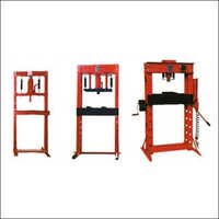 Hydraulic Workshop Press - Steel, 10-30 Ton Capacity, 100-300 Mm Stroke Length, 50-150 Mm Ram Diameter | Ideal For Workshop Maintenance And Automotive Repair