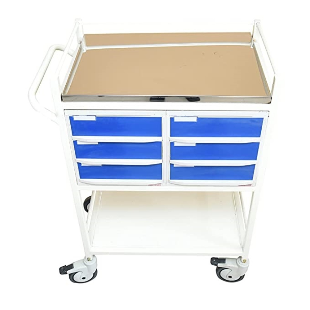 Medicine Trolley With Drawer (M.S)