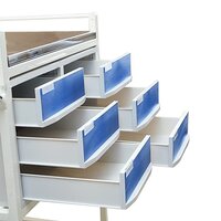 Medicine Trolley With Drawer (M.S)