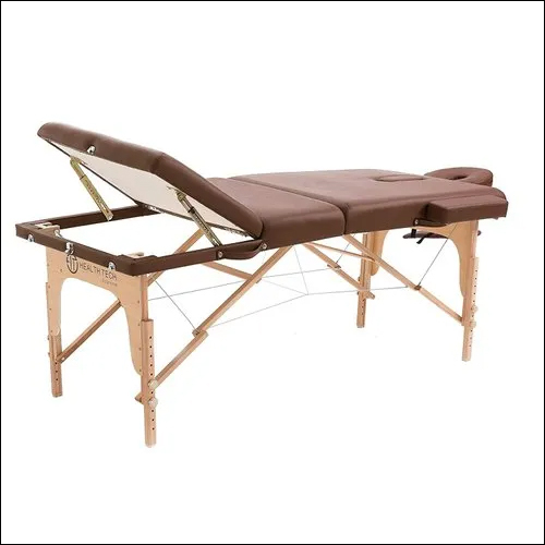 3 Section Portable Bed (Wooden Frame)