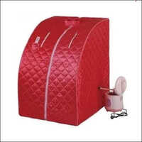 Sauna Portable Steam Bath Machine - Color: Red