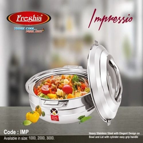 Impressio Stainless Steel Insulated Casseroles - Color: Silver