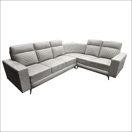 Corner Sofa Set - Wood and Leather, Modern Indian Style Design, Durable Construction
