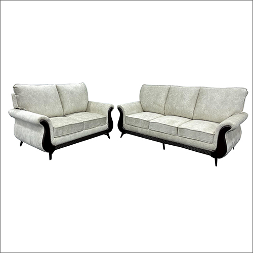 Modern Sofa Set - Wood and Leather Composition | Durable and Stylish Indian Design