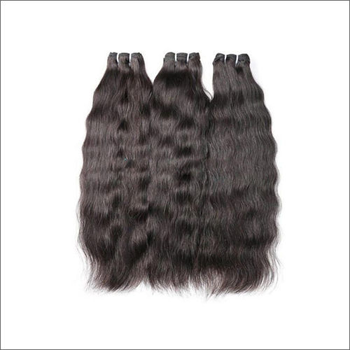 Black Machine Weft Hair