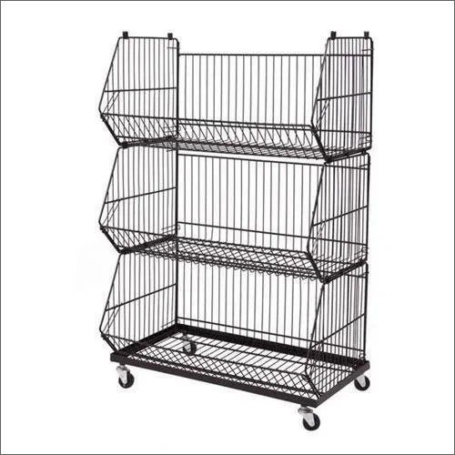 Silver Stainless Steel Wire Basket