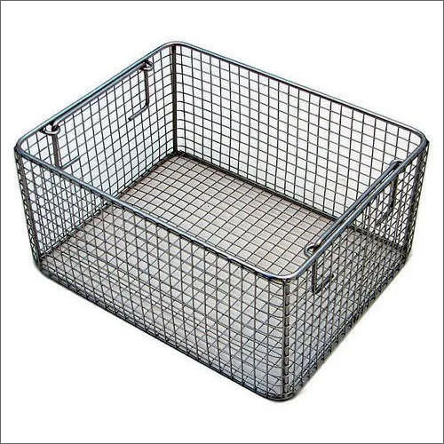 Stainless Steel Shopping Basket