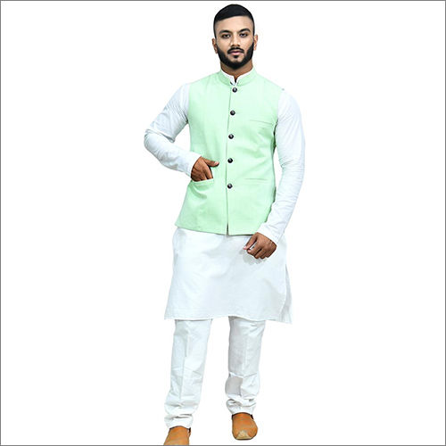 Mens Cotton Kurta Jacket